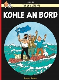 Book cover of Kohle An Bord by Hergé