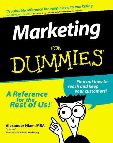 Book cover of Marketing For Dummies by Alexander Hiam