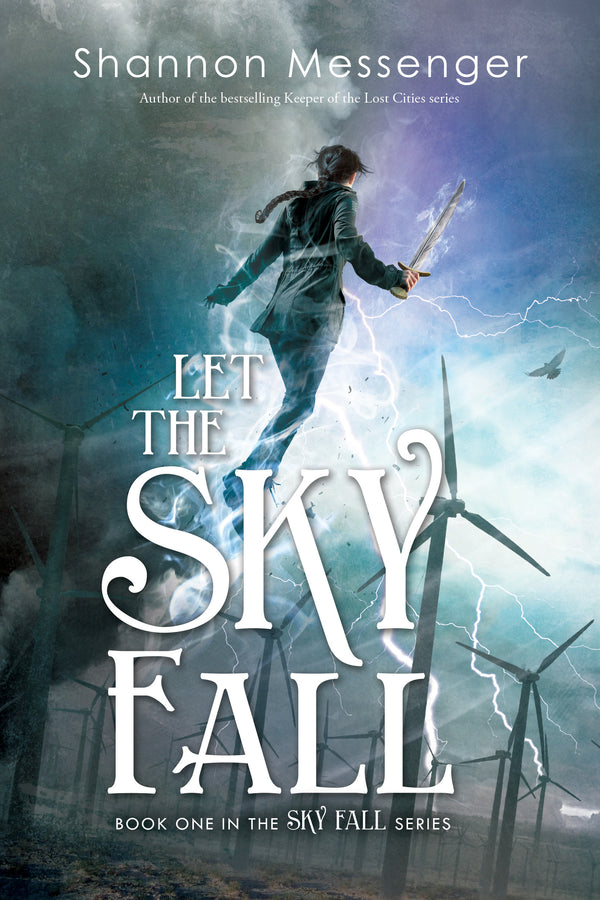 Book cover of Let The Sky Fall by Shannon Messenger