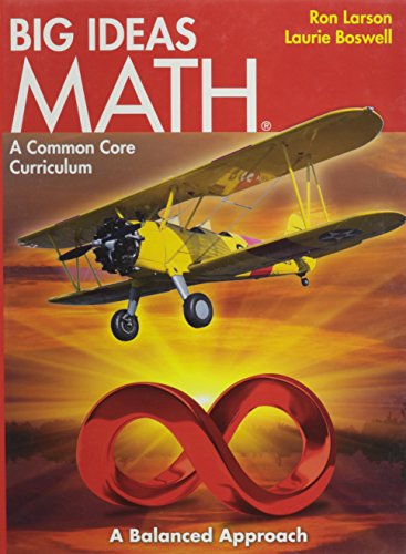 Book cover of Big Ideas Math: Common Core Student Edition Red 2014 by Harcourt