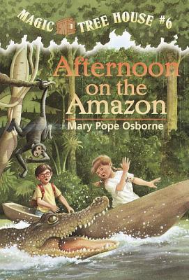 Book cover of Afternoon On The Amazon by Mary Pope Osborne, Sal Murdocca (Illus.)