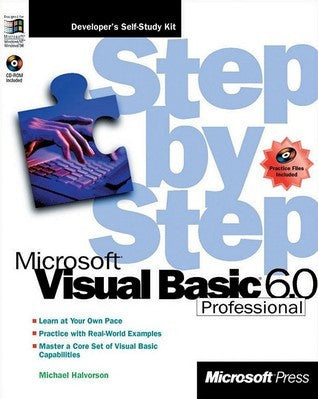 Book cover of Microsoft Visual Basic Professional 6.0 Step By Step by Michael Halvorson