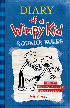 Book cover of Rodrick Rules by Jeff Kinney
