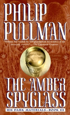 Book cover of The Amber Spyglass by Philip Pullman