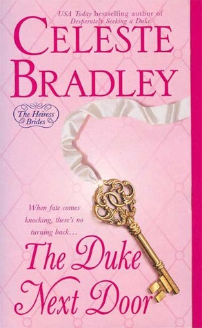 Book cover of The Duke Next Door by Celeste Bradley