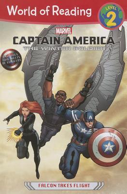 Book cover of Captain America: The Winter Soldier: Falcon Takes Flight by Adam  Davis