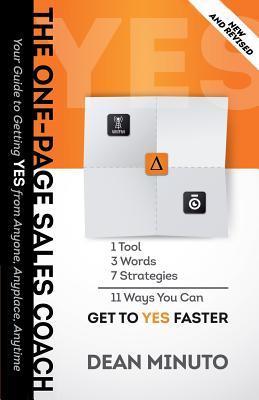 Book cover of The One-Page Sales Coach: New And Revised by Dean Minuto