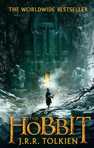 Book cover of The Hobbit by J.R.R. Tolkien