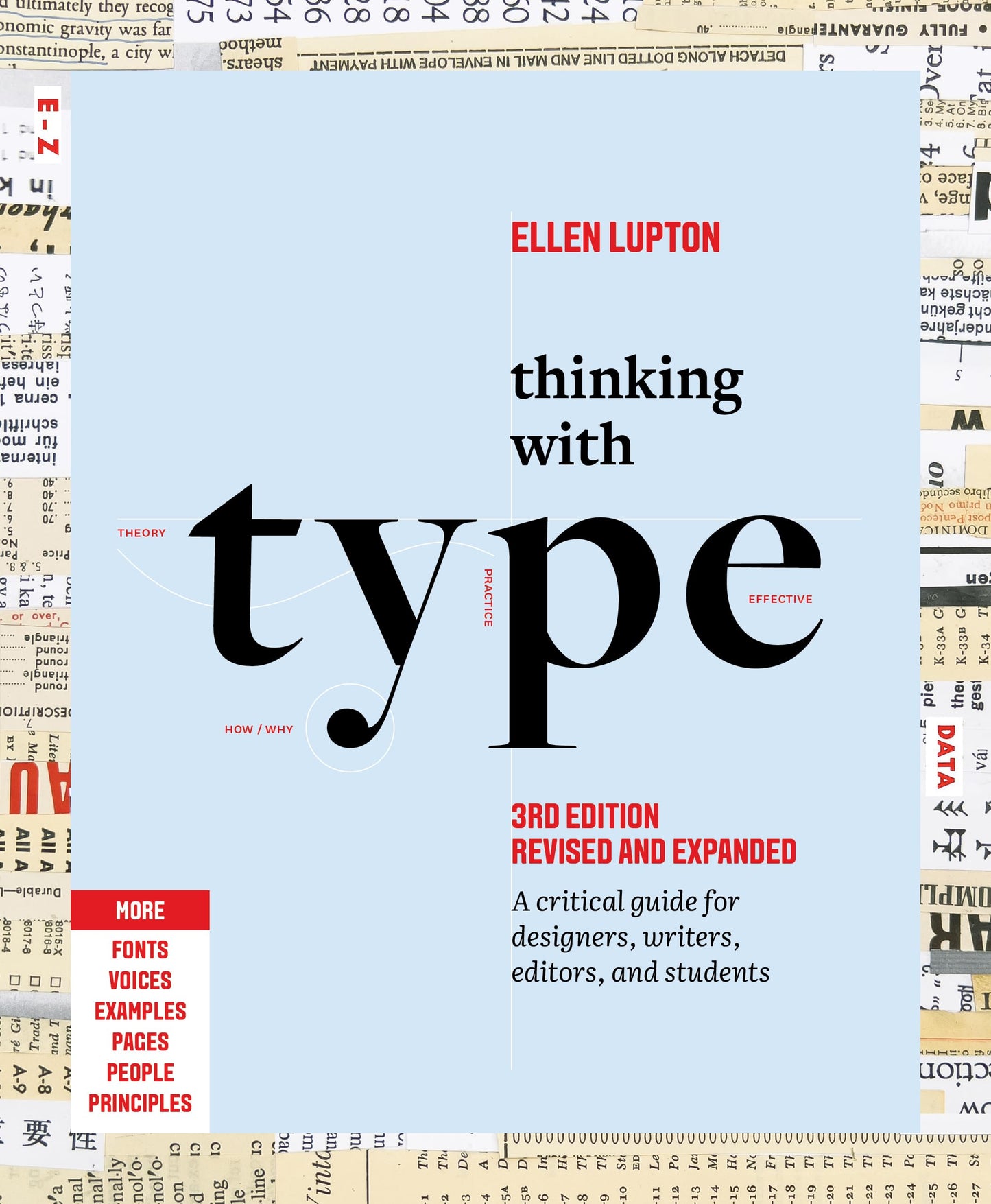 Book cover of Thinking With Type: A Critical Guide For Designers, Writers, Editors, And Students by Ellen Lupton