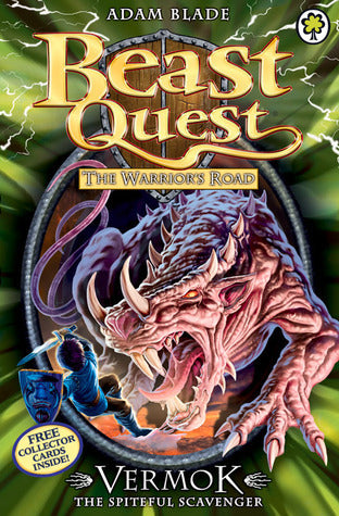 Book cover of Vermok The Spiteful Scavenger by Adam Blade (Pseudonym)