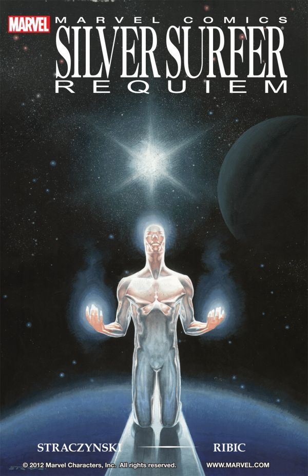 Book cover of Silver Surfer: Requiem by J. Michael Straczynski, Esad Ribić (Illus.)