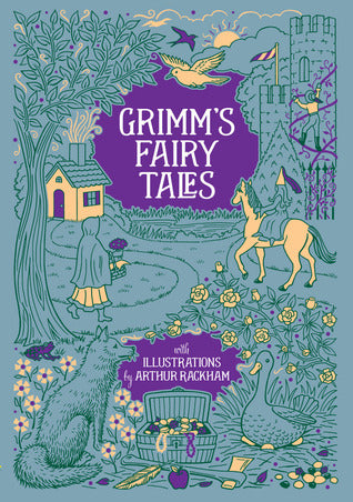 Book cover of Grimm's Fairy Tales by Jacob Grimm, Arthur Rackham (Illus.)