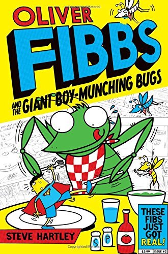 Book cover of The Giant Boy-Munching Bugs by Steve Hartley