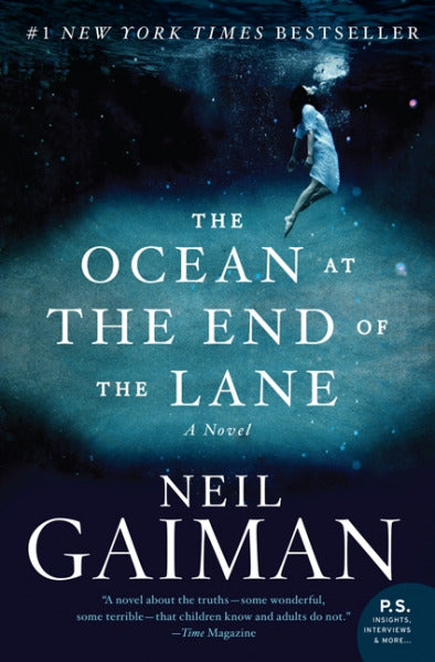 Book cover of The Ocean at the End of the Lane by Neil Gaiman