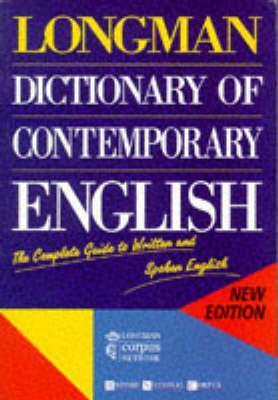 Book cover of Longman Dictionary Of Contemporary English by Addison Wesley Longman