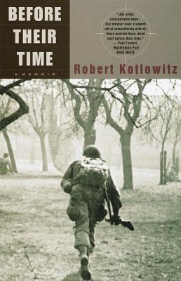 Book cover of Before Their Time: A Memoir by Robert Kotlowitz