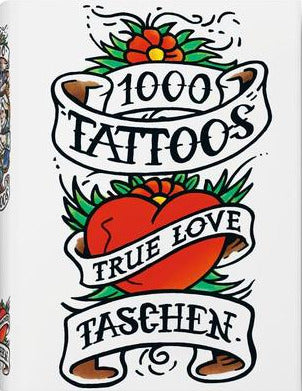 Book cover of 1000 Tattoos by Henk Schiffmacher (Ed.), Burkhard Riemschneider (Ed.)
