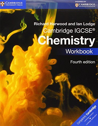 Book cover of Cambridge IGCSE® Chemistry Workbook by Richard Harwood, Ian Lodge