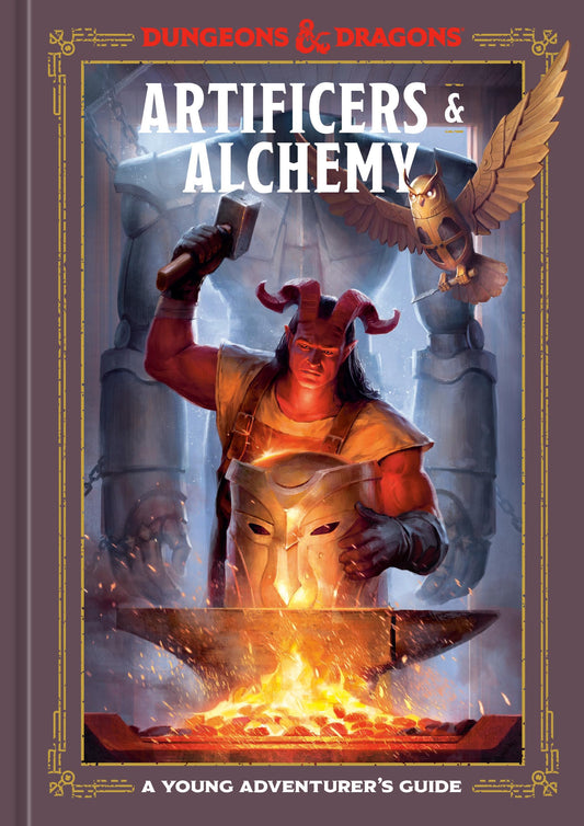 Book cover of Artificers & Alchemy (Dungeons & Dragons): A Young Adventurer's Guide by Jim Zub, Andrew Wheeler (Primary Contributor), Stacy King, Official Dungeons & Dragons Licensed