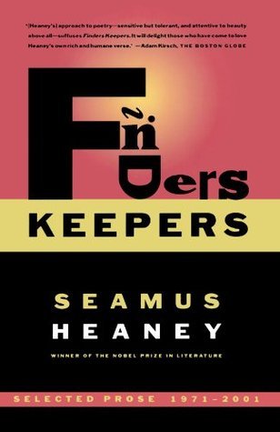 Book cover of Finders Keepers: Selected Prose 1971-2001 by Seamus Heaney