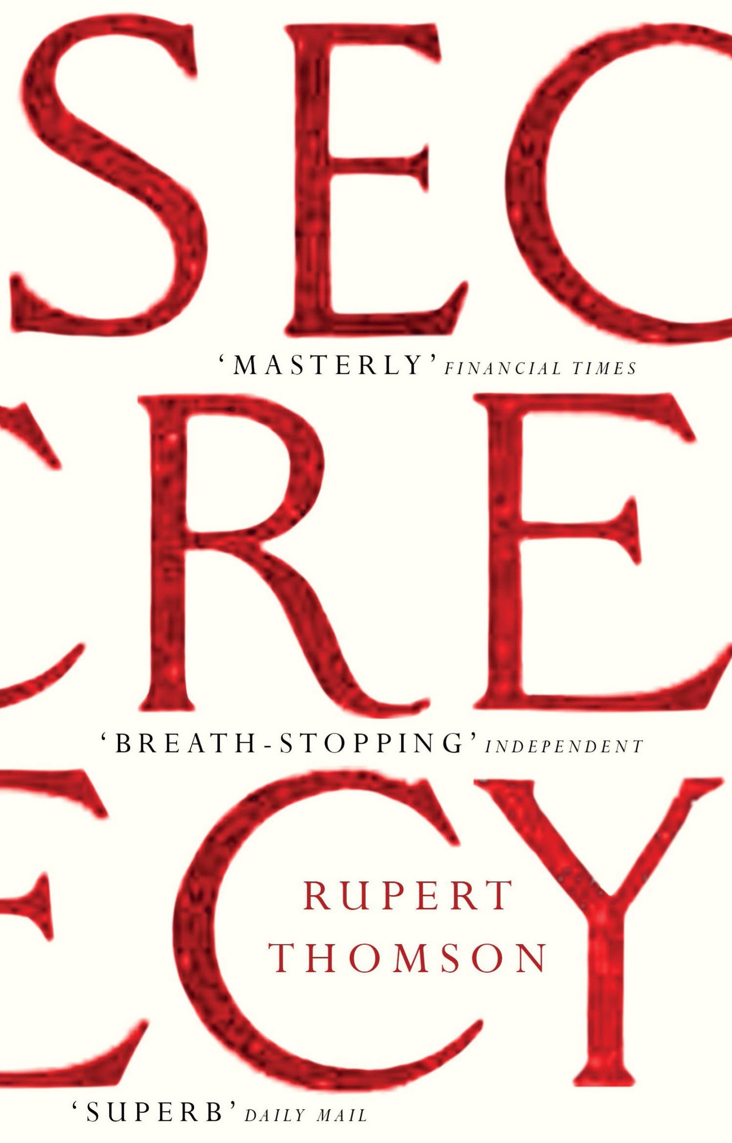 Book cover of Secrecy by Rupert Thomson