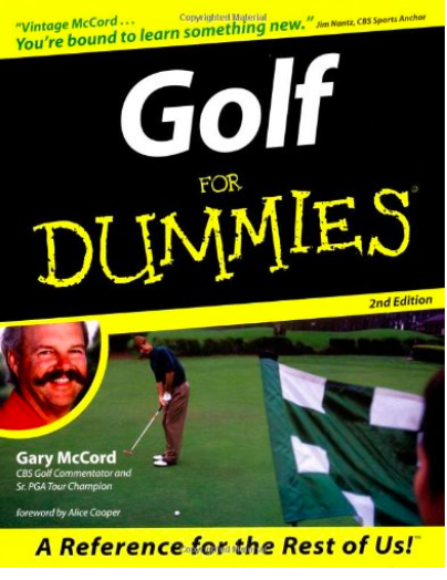 Book cover of Golf For Dummies by MCCORD