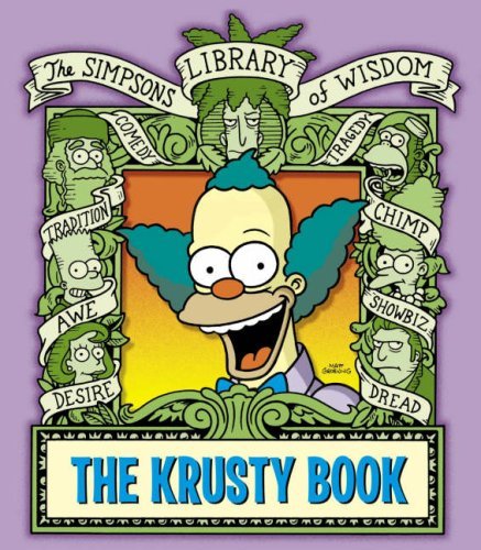 Book cover of The Krusty Book: Simpsons Library of Wisdom by Matt Groening