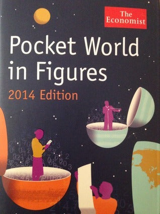 Book cover of Pocket World In Figures 2014 Edition by The Economist