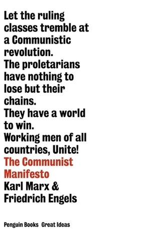 Book cover of The Communist Manifesto by Karl Marx, Friedrich Engels