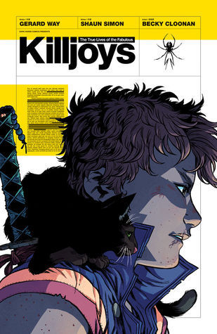 Book cover of The True Lives of the Fabulous Killjoys by Gerard Way, Shaun Simon, Becky Cloonan (Illus.)