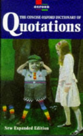 Book cover of The Concise Oxford Dictionary Of Quotations by Angela Partington