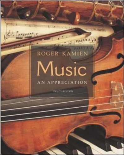 Book cover of Music: An Appreciation: With CD-ROM by Roger Kamien