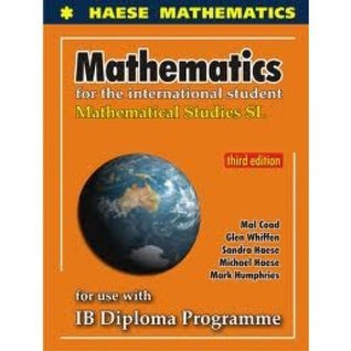 Book cover of Mathematics For The International Student by Sandra Haese Michael Haese Robert Haese Mark Humphries Marajut Maenpaa, Michael Haese, Robert Haese, Mark Humphries, Marjut Maenpaa