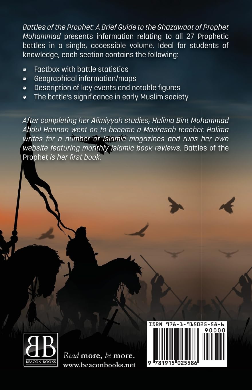 Book cover of Battles Of The Prophet: A Brief Guide To The Ghazawaat Of Prophet Muhammad by Halima Bint Muhammad Abdul Hannan