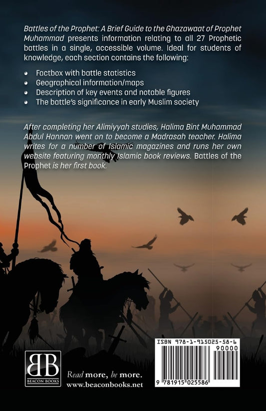 Book cover of Battles Of The Prophet: A Brief Guide To The Ghazawaat Of Prophet Muhammad by Halima Bint Muhammad Abdul Hannan