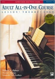 Book cover of Alfred's Basic Adult Piano Course, All-In-One, Level 2 With/CD [Student Edition] by Willard A. Palmer