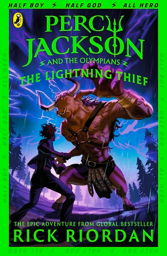 Book cover of Percy Jackson And The Lightning Thief by Rick Riordan