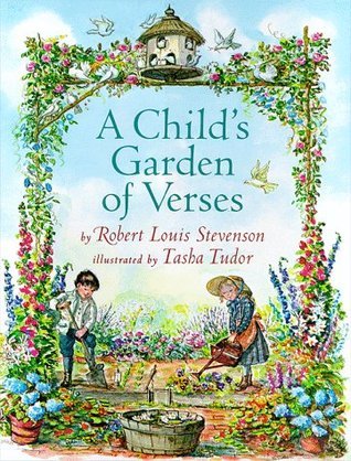 Book cover of A Child's Garden Of Verses by Robert Louis Stevenson, Tasha Tudor (Illus.)