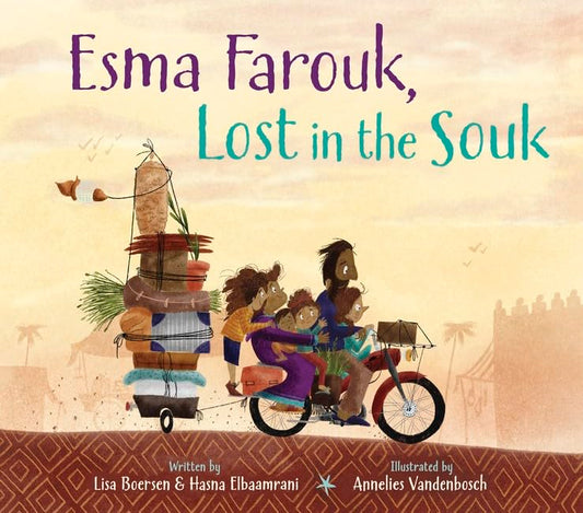 Book cover of Esma Farouk, Lost in the Souk by Lisa Boersen