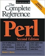 Book cover of Perl: The Complete Reference by Martin C. Brown