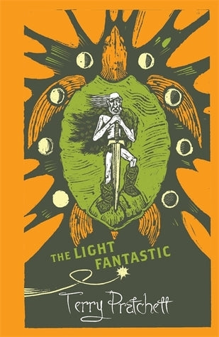 Book cover of The Light Fantastic by Terry Pratchett