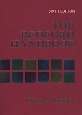 Book cover of The Bedford Handbook by Diana Hacker