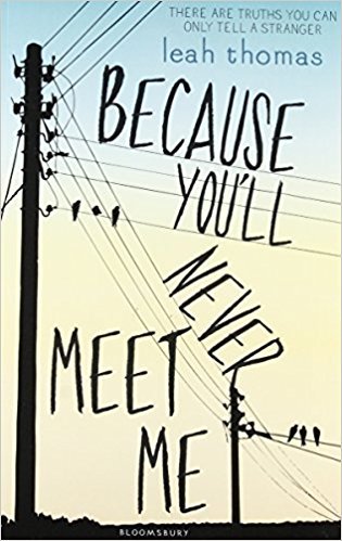Book cover of Because You'll Never Meet Me by Leah Thomas
