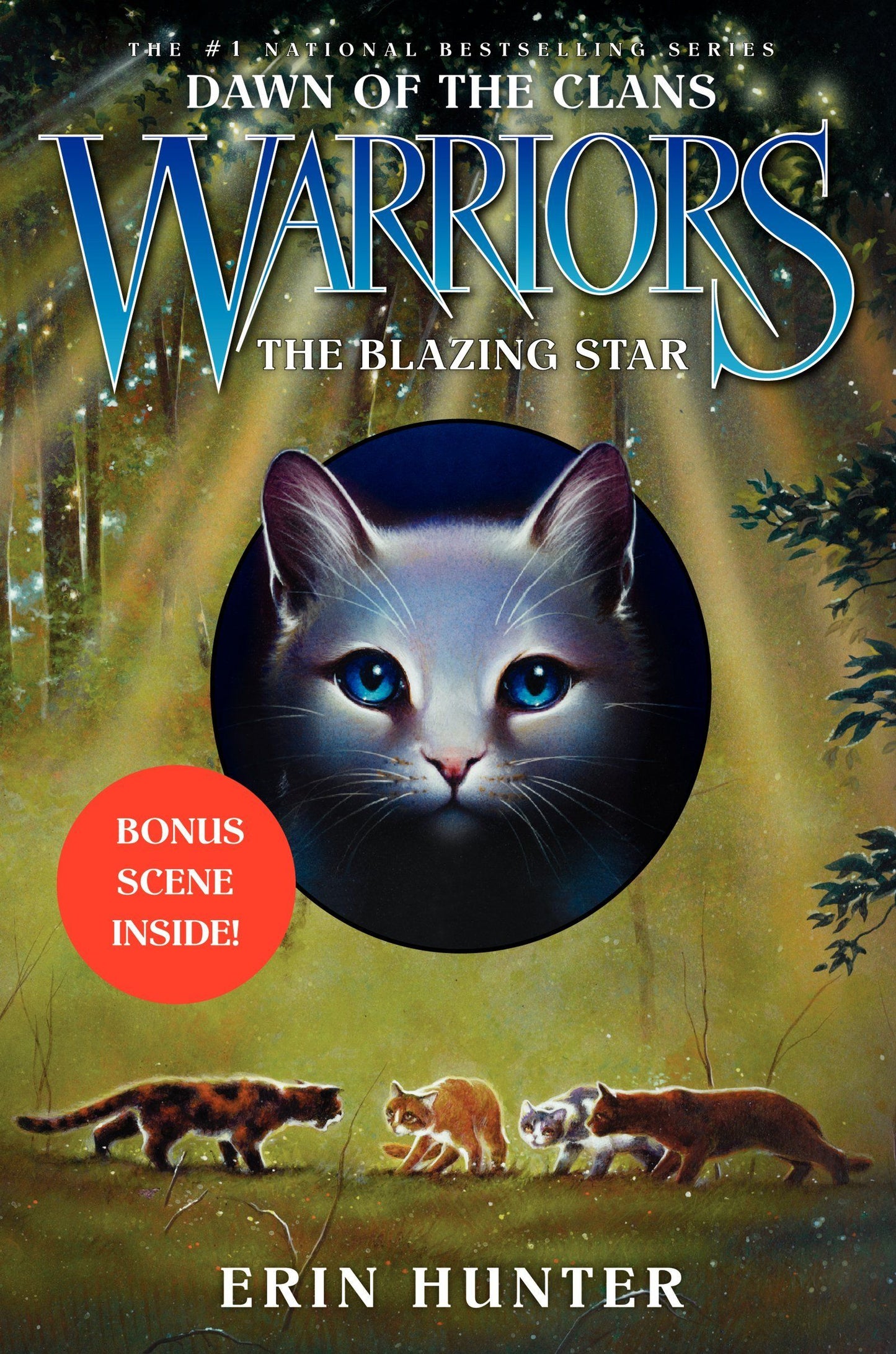 Book cover of The Blazing Star by Erin Hunter