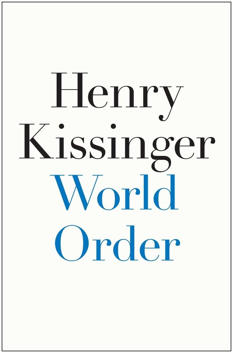 Book cover of World Order by Henry Kissinger