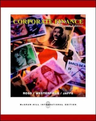 Book cover of Corporate Finance by STEPHEN WESTERFIELD RANDOLPH JAFFE JEFFREY ROSS, Randolph W. Westerfield, Jeffrey F. Jaffe