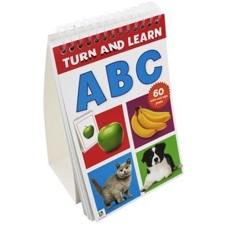 Book cover of Turn And Learn Flip Pad: Abc by Hinkler Books