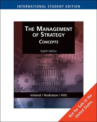 Book cover of The Management Of Strategy: Concepts by Michael A. Hitt