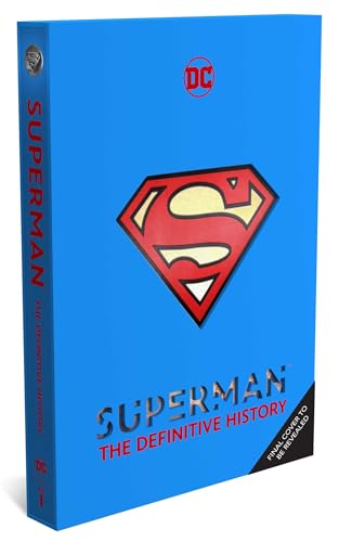 Book cover of Superman: The Definitive History by Edward Gross, Robert Greenberger