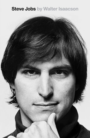 Book cover of Steve Jobs by Walter Isaacson ( WO ER TE AI SA KE SEN )
